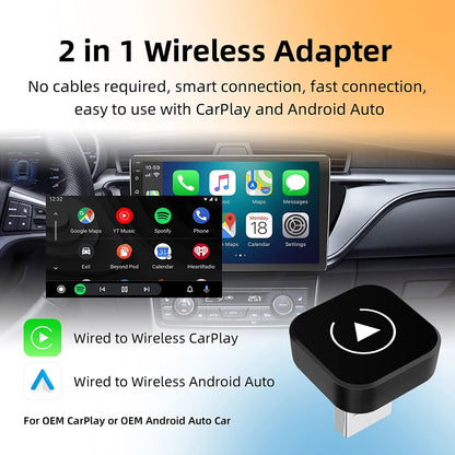 Wireless CarPlay & Android Auto Adapter