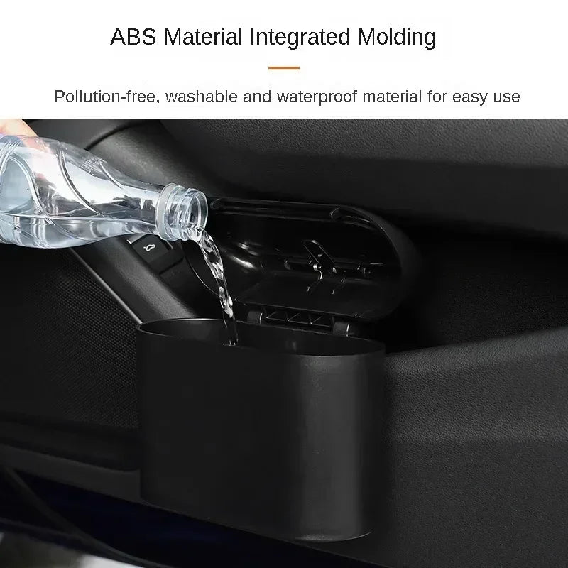 Car Trash Can with Lid — Compact Leakproof Bin for Any Vehicle