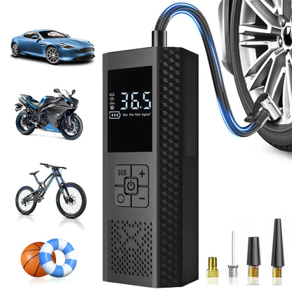 Wireless Car Air Compressor 150PSI Tire Inflator Pump with Digital Gauge