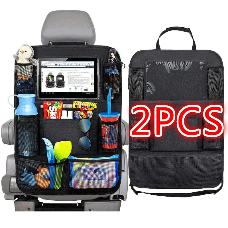 Backseat Buddy Kids Car Organizer — Kickmat, Tablet Holder & Storage All-in-One